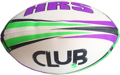 

HRS Club Rugby Ball - Size: (Pack of 1, Purple, Green