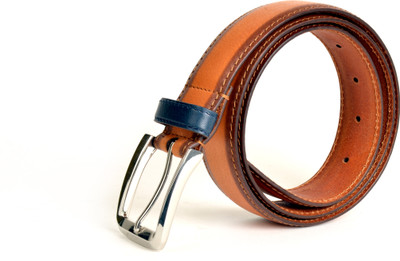 

just differ Men Casual, Party Tan Genuine Leather Belt