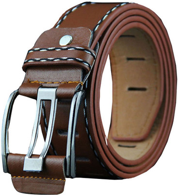 

NOVADAB Men Black Genuine Leather Belt, Brown