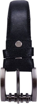 

revo Men & Women Casual Black Genuine Leather Belt