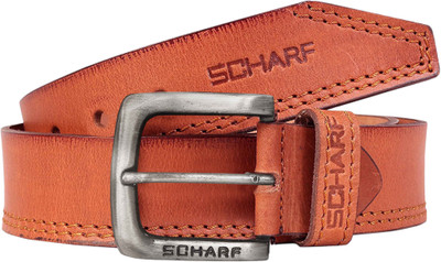 

Scharf Men Casual, Party, Evening Tan Genuine Leather Belt, Tan 25111
