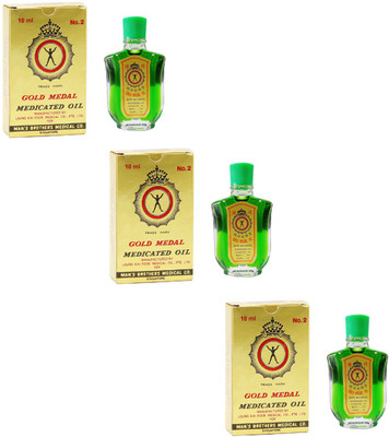 

Gold Medal Medicated Oil 10 ml {Pack Of 3} Liquid(10 ml)