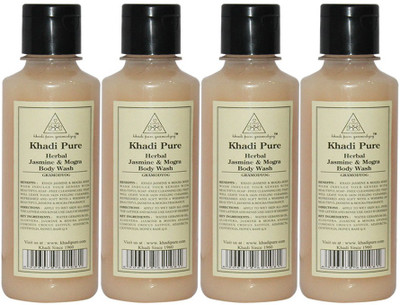 

Khadi Pure Herbal Jasmine & Mogra Body Wash(840 ml, Pack of 4)