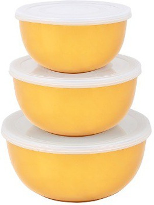 

Sayee Shine Micro Stainless Steel Bowl Stainless Steel Bowl Set(Yellow, Pack of 3)
