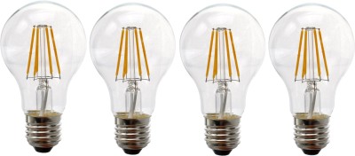 Origin 9 W Round E27 LED Bulb(Yellow, Pack of 4)