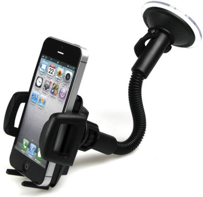 

mobigadget Car Mobile Holder for Windshield(Black)