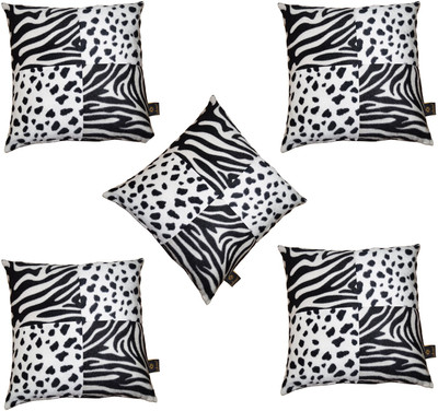 

Lushomes Multicolor Polyester Car Pillow Cushion for Universal For Car(Square, Pack of 5)
