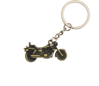 

Techpro Royal Enfield Bullet golden small Key Chain(Multicolor)