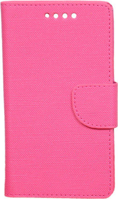 CHAMBU Flip Cover for Karbonn Opium N7(Pink)