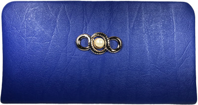 

Bizarre Vogue Party Blue Clutch
