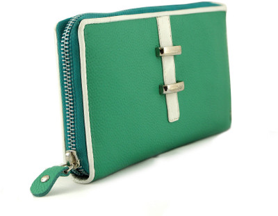 

Imex International Casual Green Clutch