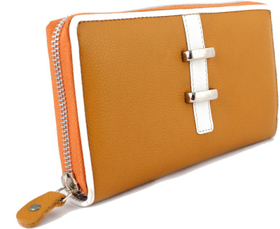 

Imex International Casual Yellow Clutch