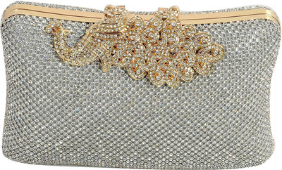 

24x7 Casual Silver Clutch