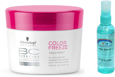 

Schwarzkopf Color Freeze Masque with Pink Root Hair Serum(Set of 2)