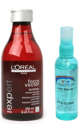 

L'Oreal Paris Force Vecotr Glycocell with Pink Root Hair Serum(Set of 2)