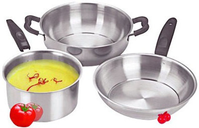 

Chef Master Cookware Set(Stainless Steel, 3 - Piece)
