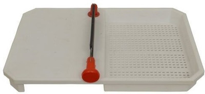 

Gauba Traders Cut "N" Wash Board, stainless steel blade Plastic Cutting Board(Multicolor Pack of 1)