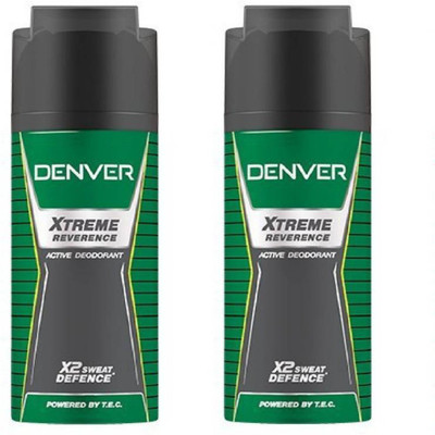 

Denver Den_ Xtreme Reverence Active Deodorant Body Spray - For Men & Women(300 ml, Pack of 2)