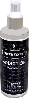 

SHEER SECRET ADDICTION BODY SPRAY Body Mist - For Men(200 ml)