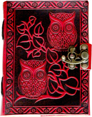 Anshika International journal A5 Notebook unruling 100 Pages(red & black)