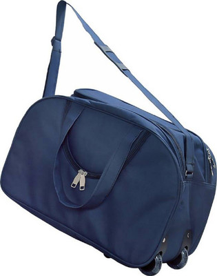 Inte Enterprises Expandable blue987 Duffel With Wheels Strolley Inte Enterprises Duffel Bags