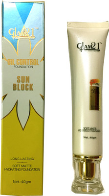 

Glam 21 OIL CONTROL SUN BLOCK SOFT MATTE HYDRATING Foundation(BEIGE)