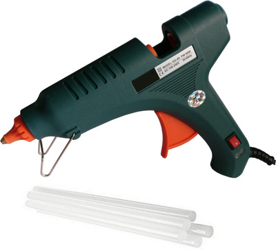 

GLUN 80W Siron Green Heavy Leak Proof Copper Coated Nozzle With 5 Sticks Standard Temperature Corded Glue Gun(11 mm)