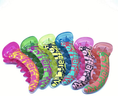 

M K Designs Set of 6 Small Dolphins Hair Clutcher Hair Clip, Hair Claw(Purple, Green, Yellow, Blue, Pink, Red)