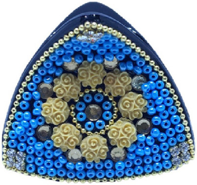 

M K Designs Trendy Blue Hair Clutcher Hair Clip, Hair Claw(Blue)