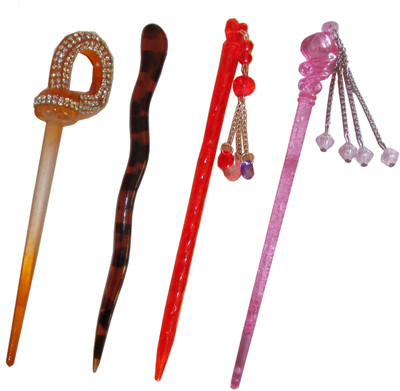 

roshit combo of juda sticks Bun Stick(Multicolor)