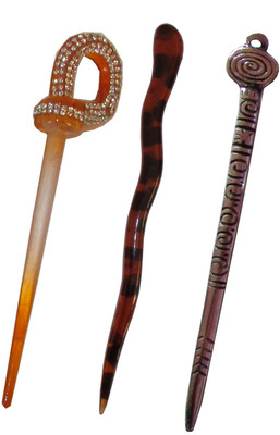 

PARAYAS combo of juda sticks Bun Stick(Multicolor)