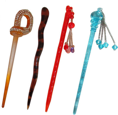 

roshit combo of juda sticks Bun Stick(Multicolor)