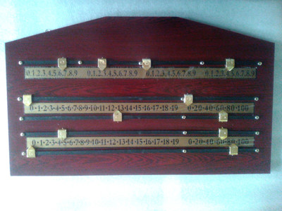 

21 Balls Wooden Score Board Home Pool Table