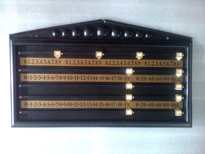 

21 Balls Plastic Apollo Score Board Home Pool Table