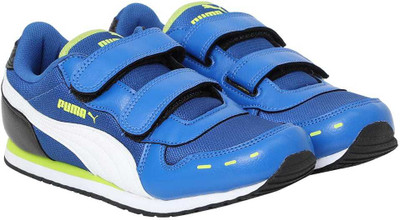 

Puma Boys & Girls Velcro Sneakers(Blue, Lapis blue / nrgy yellow / pumablack / puma white