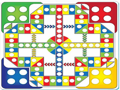 

Sunta Eva Heat Transferred Printed jigsaw Puzzle Mat-Ludo - 16 pcs.(Multicolor)