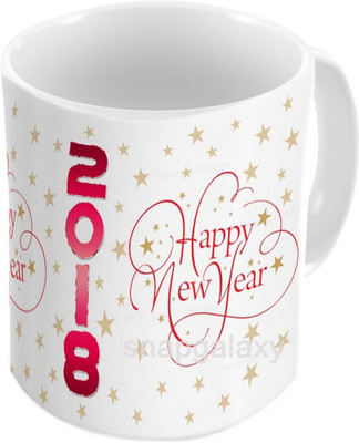 

Snapgalaxy New Year 2018 Ceramic Mug(325 ml), White