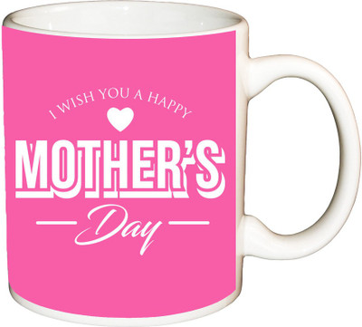 

ShopBuzz Happy mother's printed coffee mug Ceramic Mug(350 ml), Multicolor