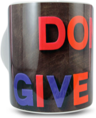

juvixbuy Don 'T Give Up Coffee Ceramic Mug(325 ml), Multicolor
