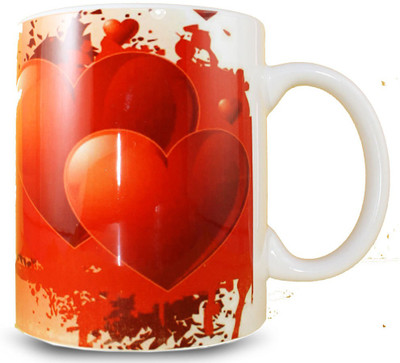 

juvixbuy A Lovely Good Morning Coffee Ceramic Mug(325 ml), Multicolor