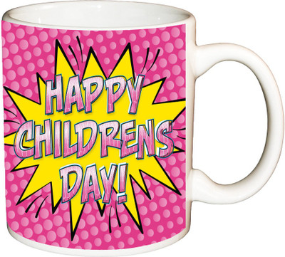 

ShopBuzz HCD Colourful printed coffee mug Ceramic Mug(350 ml), Multicolor