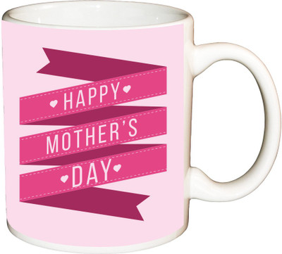 

ShopBuzz Happy mother's day printed coffee mug Ceramic Mug(350 ml), Multicolor