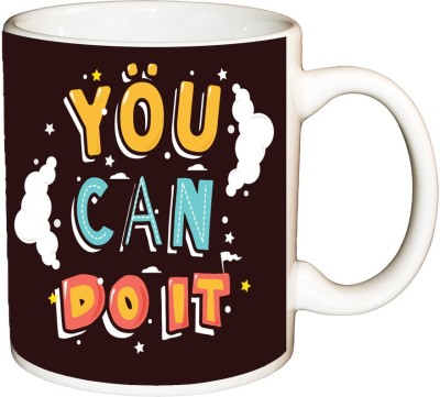 

ShopBuzz You can do it printed coffee mug Ceramic Mug(350 ml), Multicolor