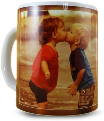 

juvixbuy I Love My Friend Coffee Ceramic Mug(325 ml), Multicolor