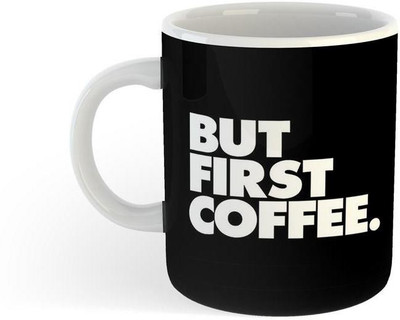 

Createurway Mug Ceramic Mug(325 ml), White