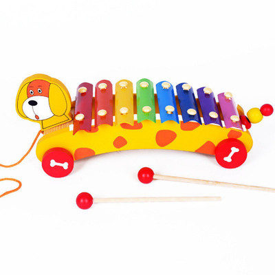 

Emob Cute Puppy face Noise Maker Musical Instrument xylophone struck piano Toy For kids(Multicolor)