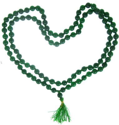 SHIVOHAM Green Hakik Mala (Agate) Stone Necklace Agate Stone Necklace