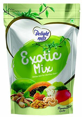 Delight Nuts Exotic Mix-200gm Cashews, Pistachios(200 g, Pouch)