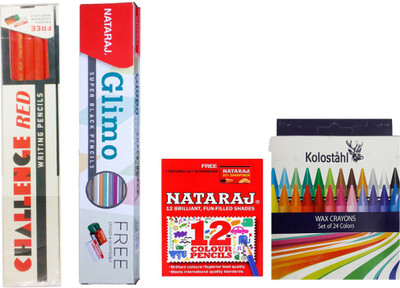 

NATARAJ GLIMO Pencil(Set of 4, Multicolor)