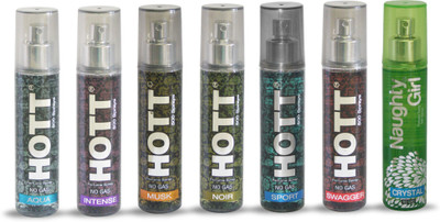 

Hott AQUA INSTANSE MUSK NOIR SPORT SWAGGER and Naughty Girl CRYSTAL-60ML Eau de Parfum - 60 ml(For Men & Women)
